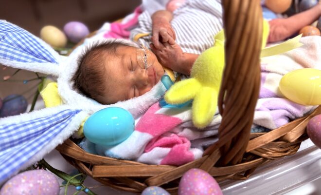 Easter Celebrations in the NICU: HCA Houston Healthcare Conroe