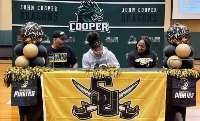 The John Cooper School’s Kaleb Smith College Signing Day