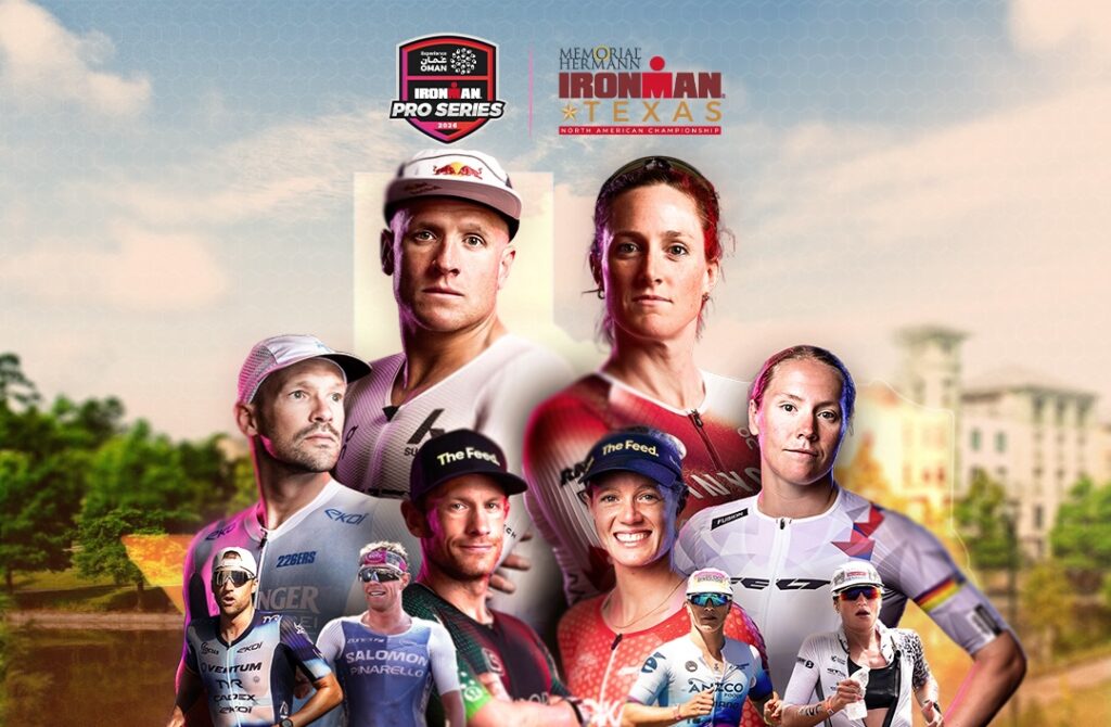 IRONMAN Memorial Herman Texas and Pro Series Start Line in The Woodlands
