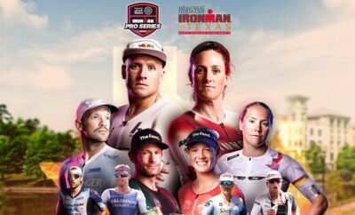 IRONMAN Memorial Herman Texas and Pro Series Start Line in The Woodlands