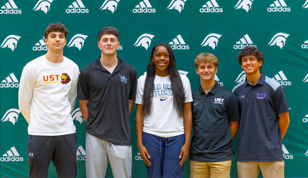 The Woodlands Christian Academy Student-Athletes on Signing Day April 2026