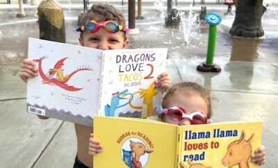 Splashpad Story Time in The Woodlands