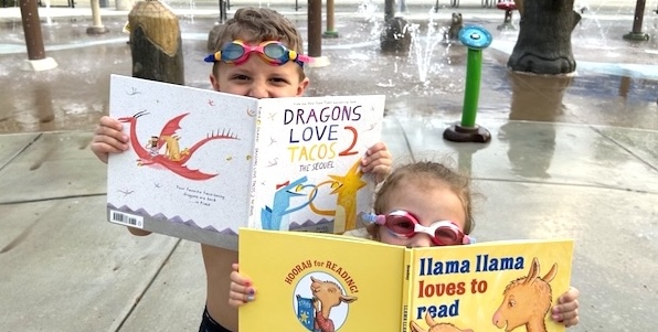 Splashpad Story Time in The Woodlands