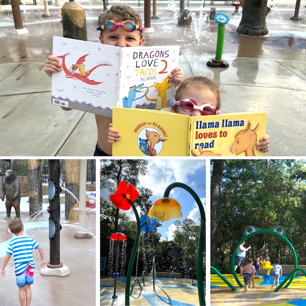Splashpad Story Time in The Woodlands