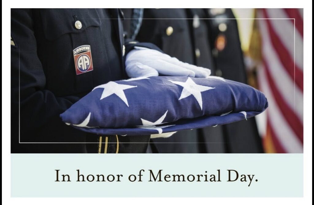 18th Annual Memorial Day “Tribute to Heroes and Freedom” on Monday, May 25