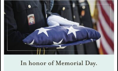 18th Annual Memorial Day “Tribute to Heroes and Freedom” on Monday, May 25