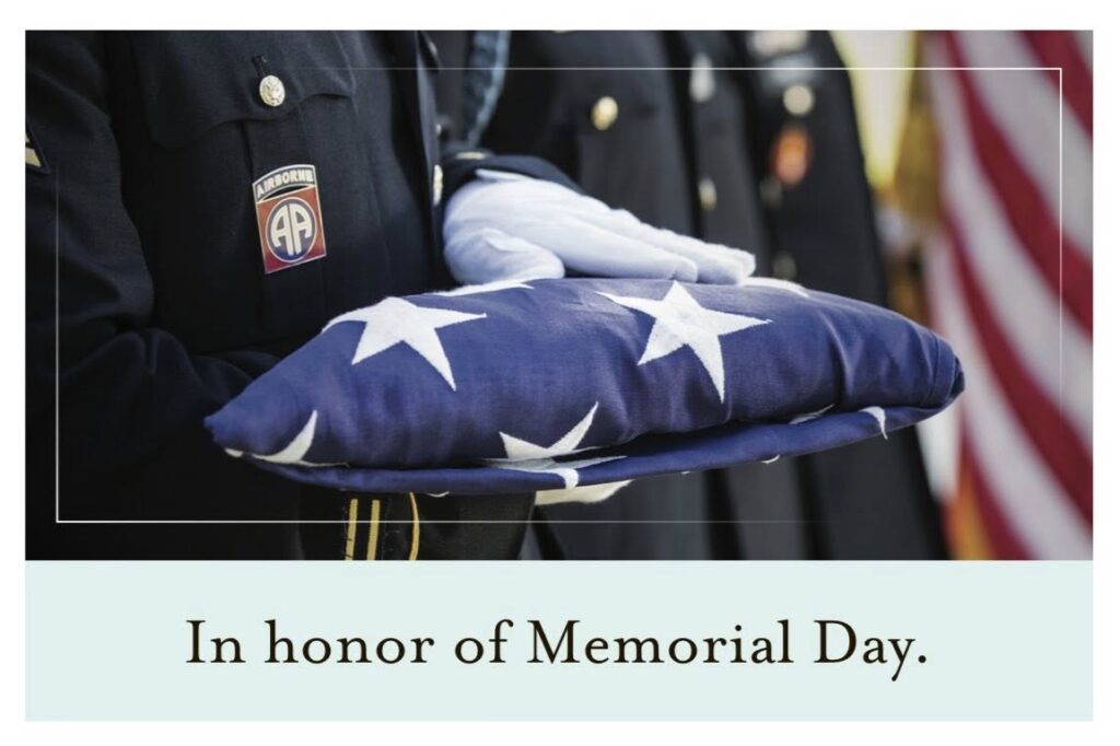 18th Annual Memorial Day “Tribute to Heroes and Freedom” on Monday, May 25