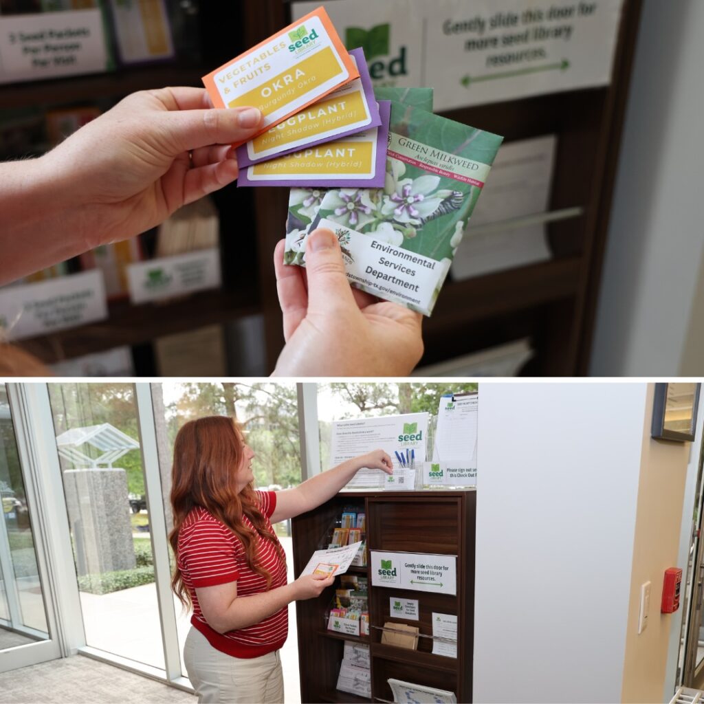 New Community Seed Library at The Woodlands Township's Townhall