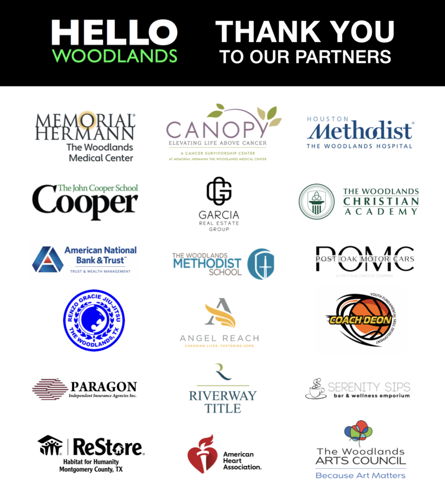 Hello Woodlands June 2026 Sponsors