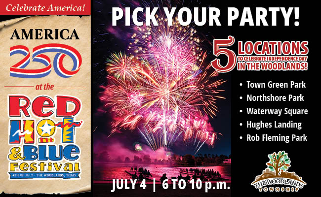 America250 Red Hot Blue Festival in The Woodlands