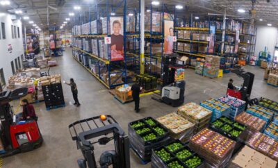The Montgomery County Food Bank warehouse in action. The Food Bank distributed more than 10 million meals in 2025.