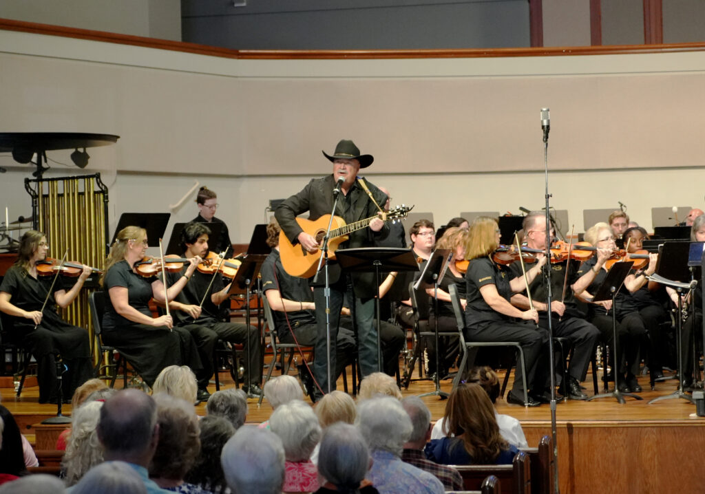 Hugh Poland with the Conroe Symphony