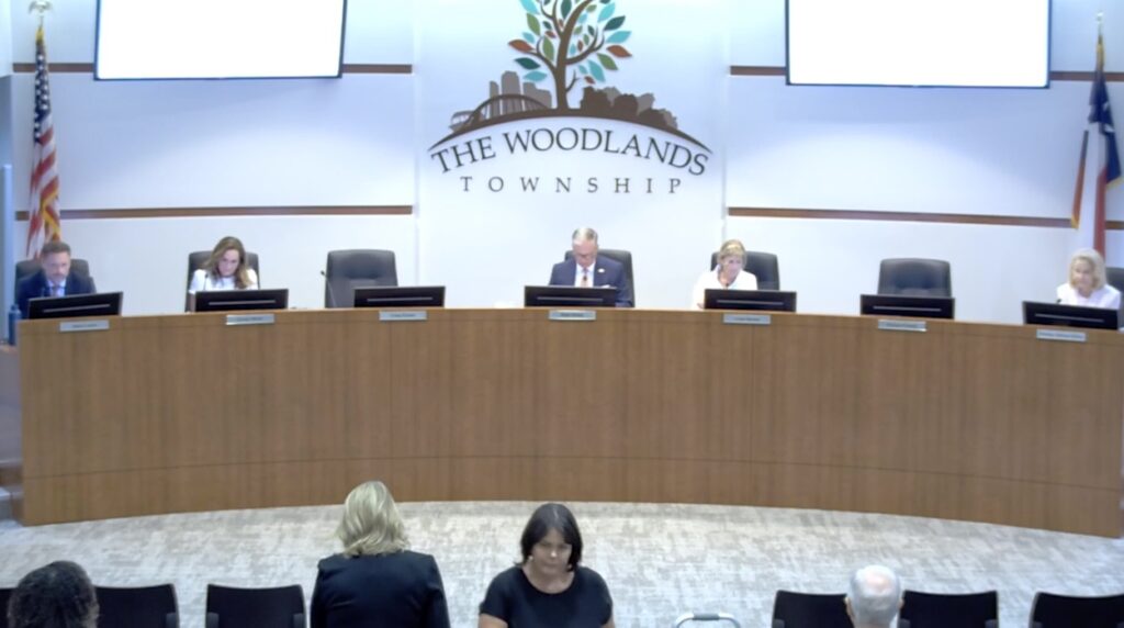 The Woodlands Township Board Meeting was held on July 23, 2026