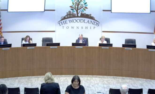The Woodlands Township Board Meeting was held on July 23, 2026