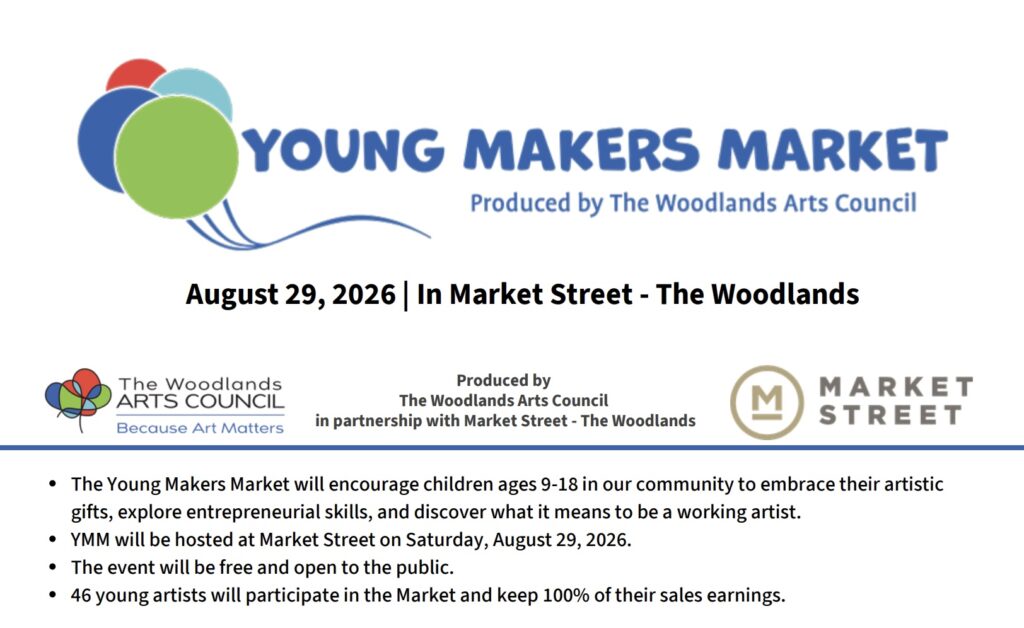 Young Makers Market The Woodlands Arts Council 2026