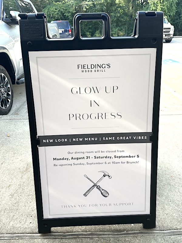 Fieldings Wood Grill Remodel