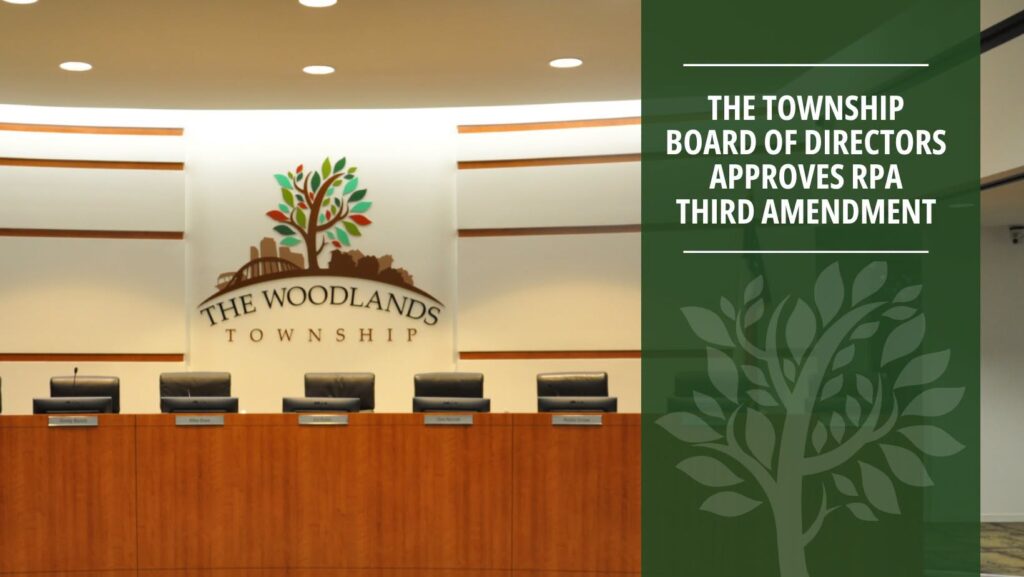 Township and City of Houston Partnership Continues Amendment to the Regional Participation Agreement