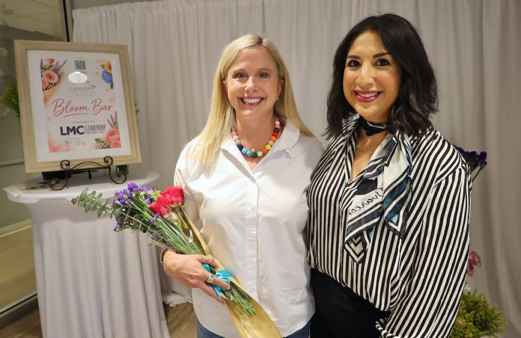 Canopy Bloom for Ovarian Cancer Awareness Month