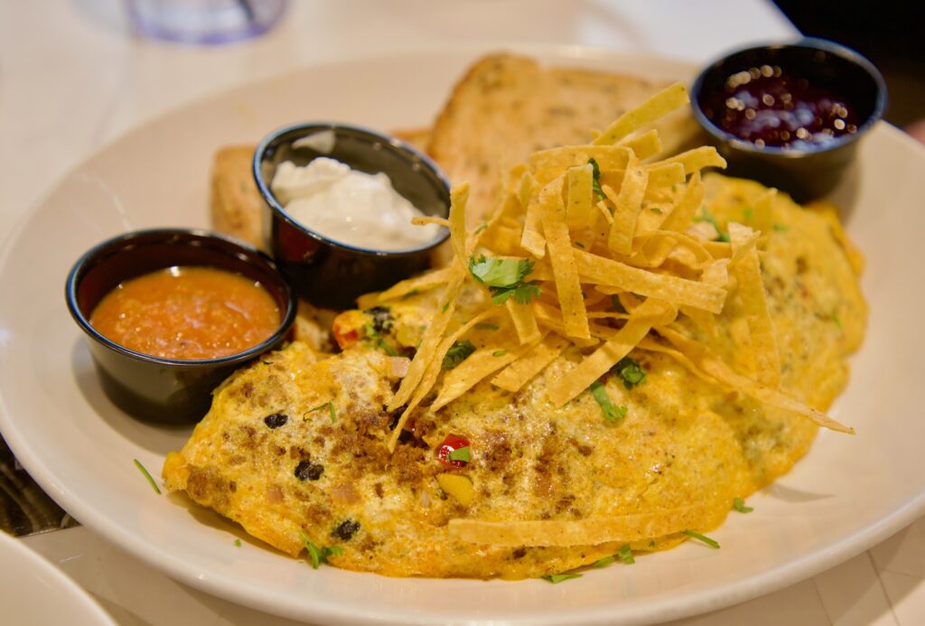 Chorizo Tex-Mex Omelet at Black Walnut The Woodlands