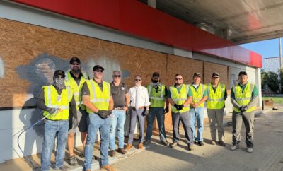 Montgomery County Precinct 3 takes action to clean up graffiti from Community Property