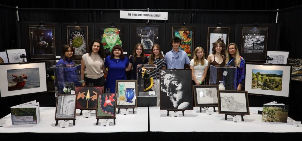 The Woodlands Christian Academy Students at The Woodlands Fine Craft Art Show