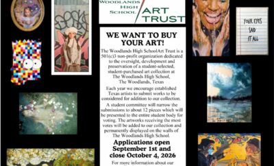 The Woodlands High School Art Trust Submissions are open