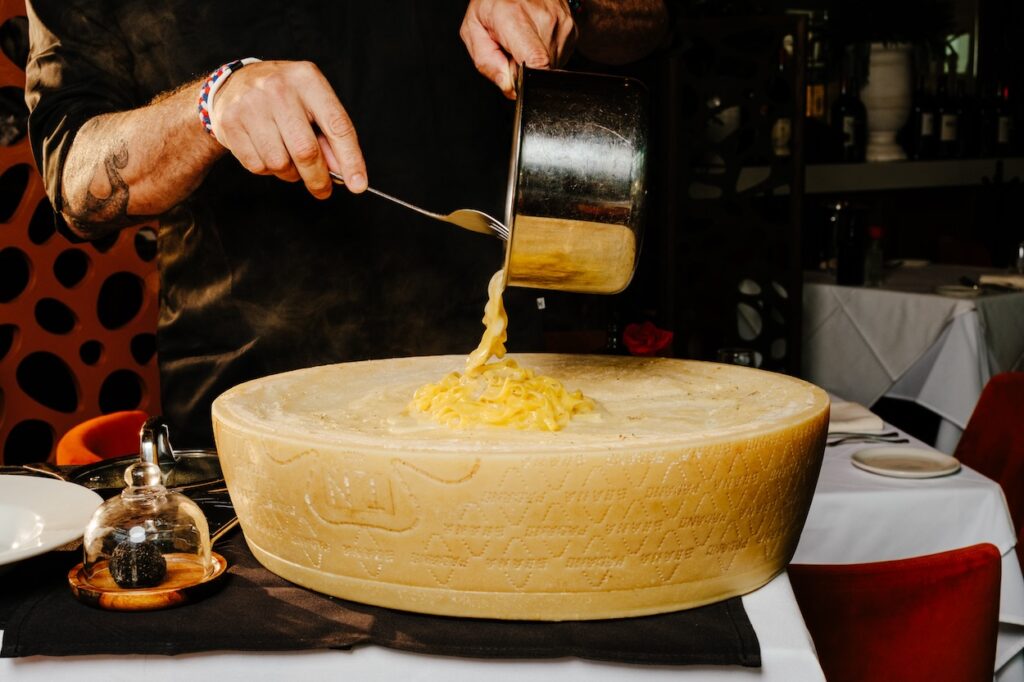 Truffle Pasta Tableside at Bari Ristaurante; Photo Credi: Chris Nguyen