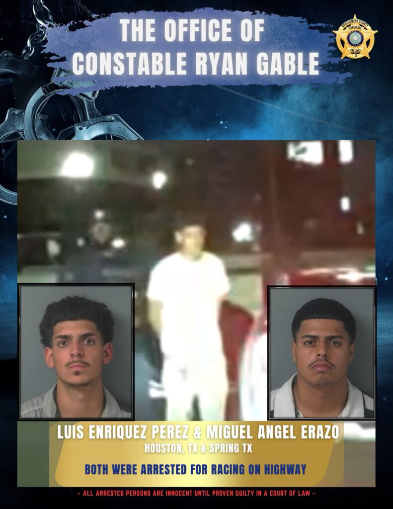 Two arrests made for Reckless Driving in Spring