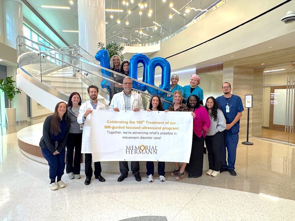 100th Focused Ultrasound at Memorial Hermann The Woodlands