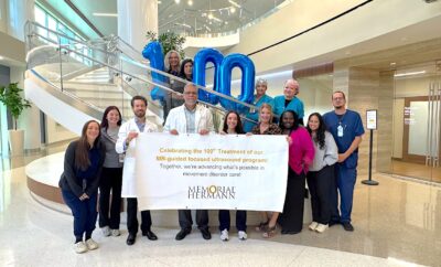 100th Focused Ultrasound at Memorial Hermann The Woodlands