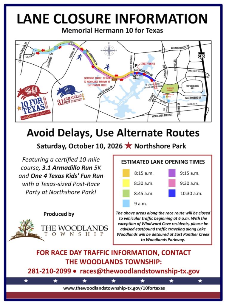 2026 10 for Texas Lane Closure Information