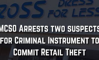 Retail Theft Suspects arrested after Deputies recover more than $3,000 in Stolen Merchandise