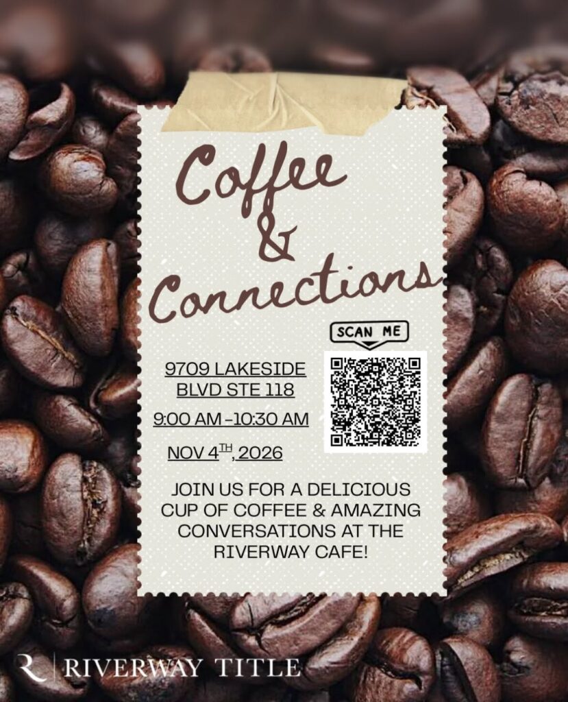 Coffee & Connections at Riverway Title The Woodlands