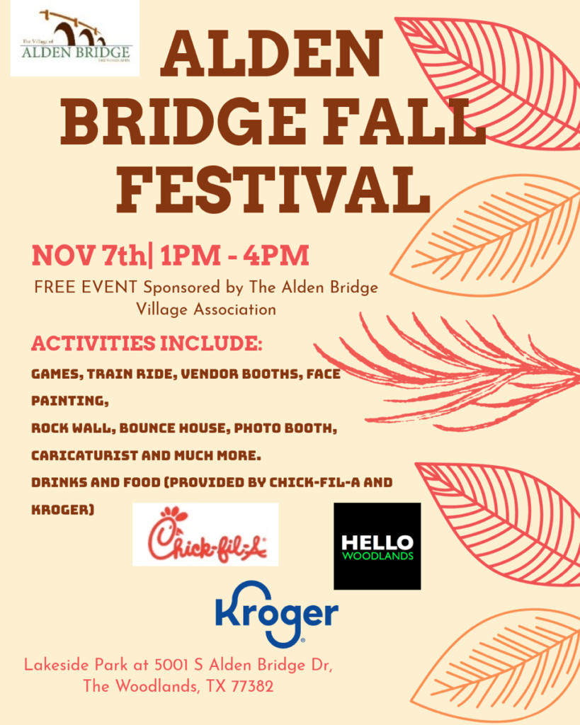 Alden Bridge Fall Festival 2026