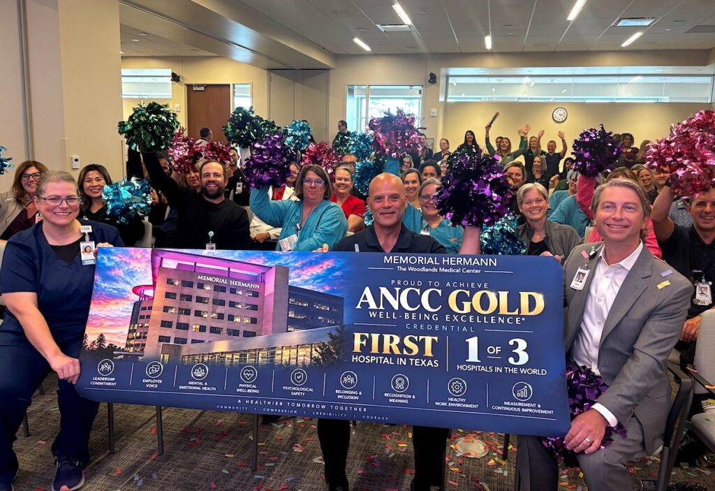 ANCC Gold Well Being Excellence for Memorial Hermann The Woodlands
