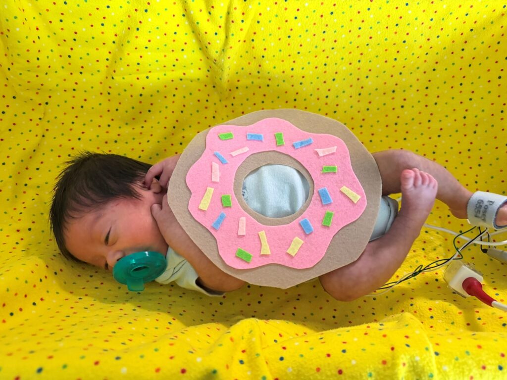 Houston Methodist The Woodlands Hospital NICU babies celebrate Halloween