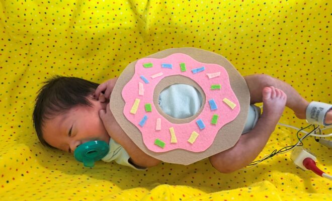 Houston Methodist The Woodlands Hospital NICU babies celebrate Halloween