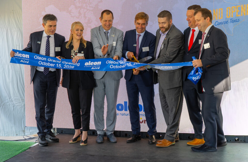 Oleon inaugurates New Esterification Facility in Conroe