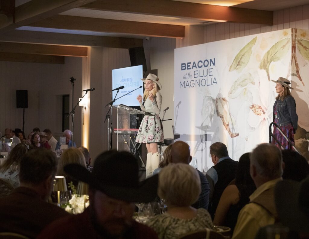 Project Beacon’s “Beacon at the Blue Magnolia” Co-Chair Ann Synder
