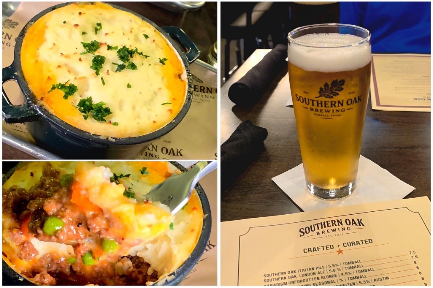 Shepherd's Pie : Southern Oak Italian Pils. Photos by Nick Rama
