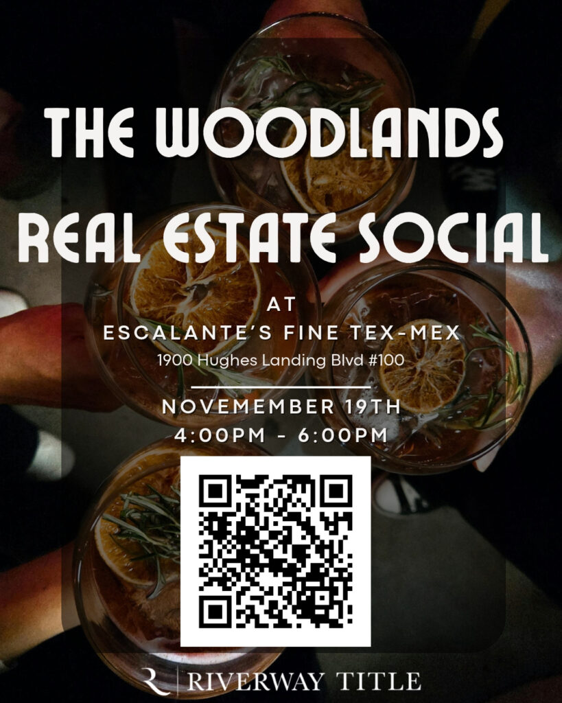 The Woodlands Real Estate Social at Escalantes