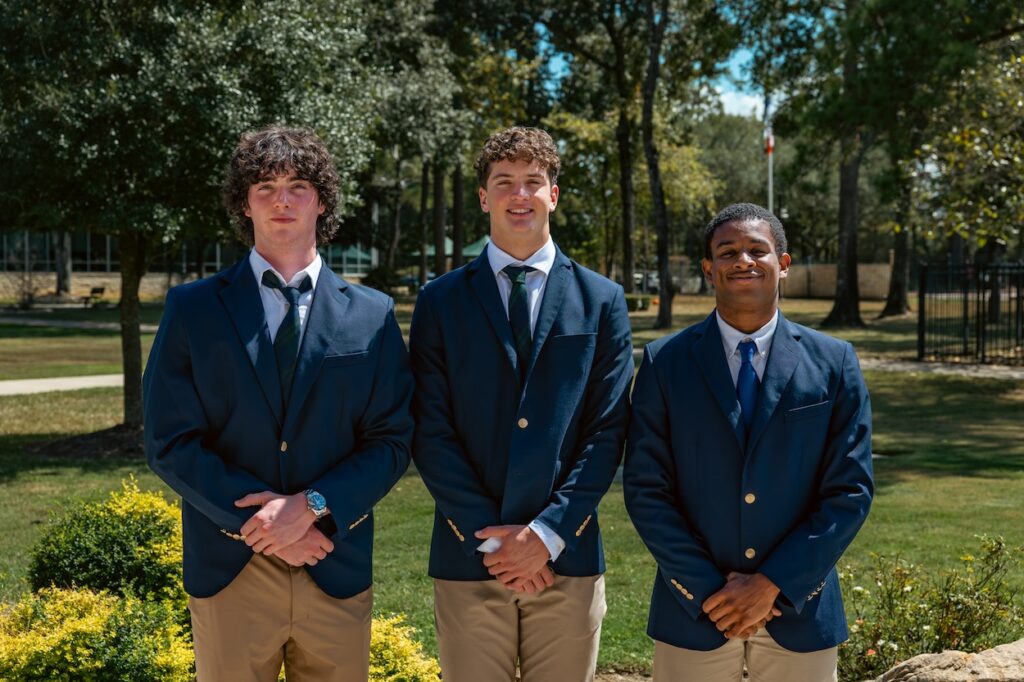 The Woodlands Christian Academy celebrates Three National Merit Commended Scholars